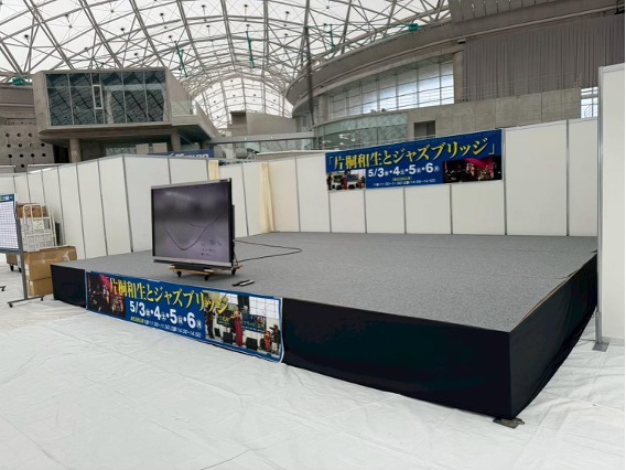 音楽ライブ用ステージの活用例